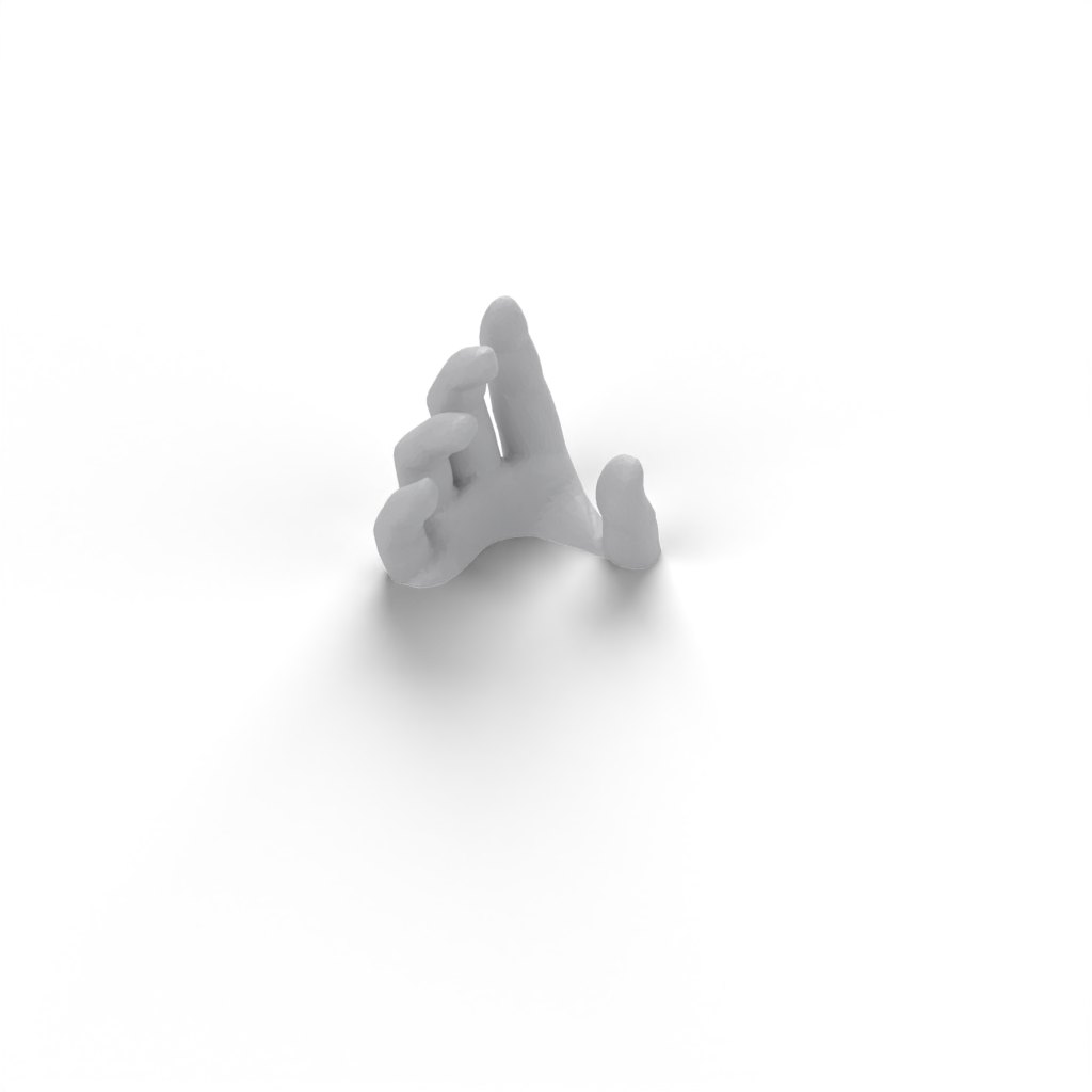 wall mountable hand view 2