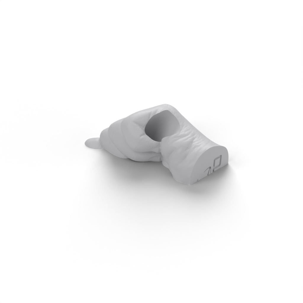 Bag clip HAND view 2