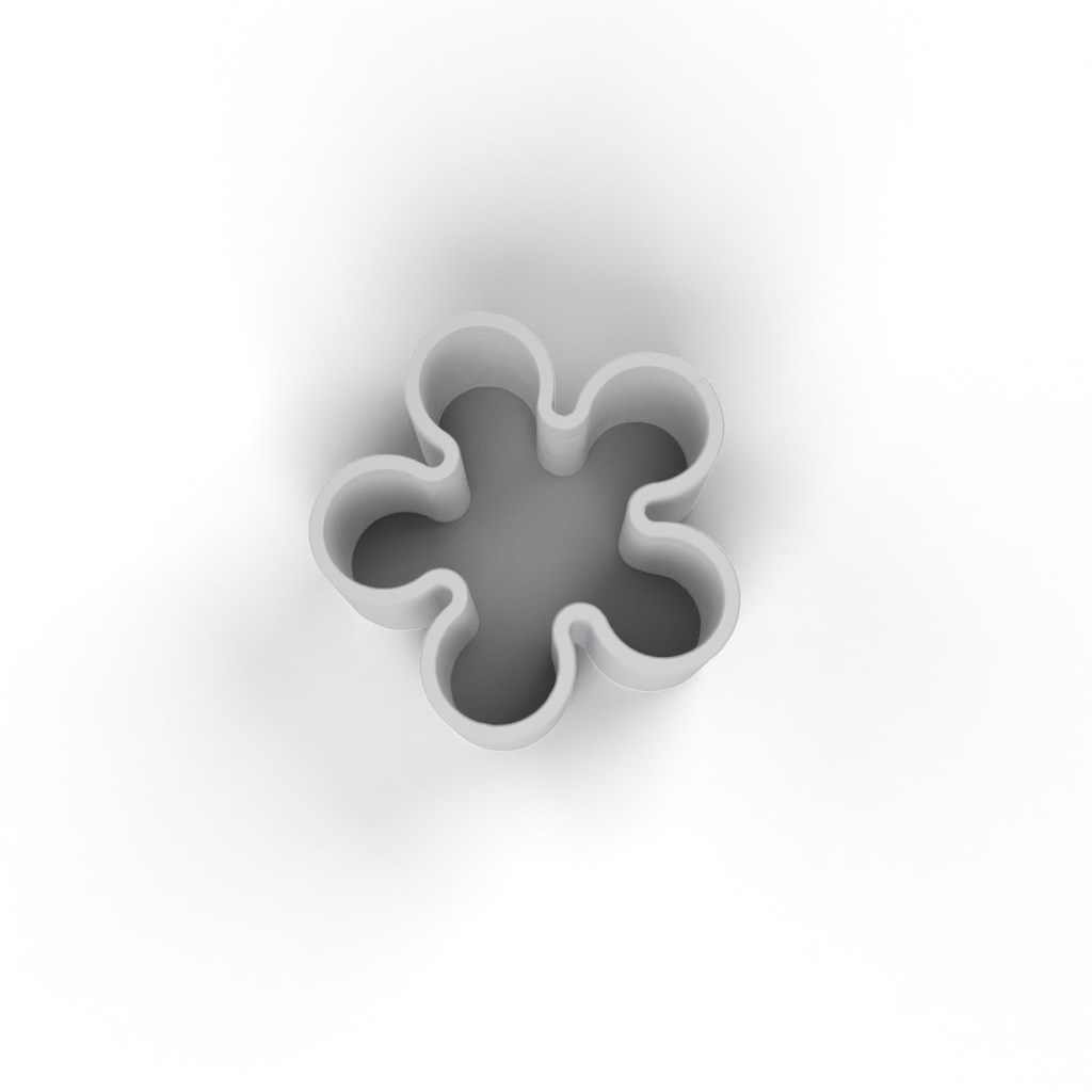 slinky spring 5 petals flower view 3