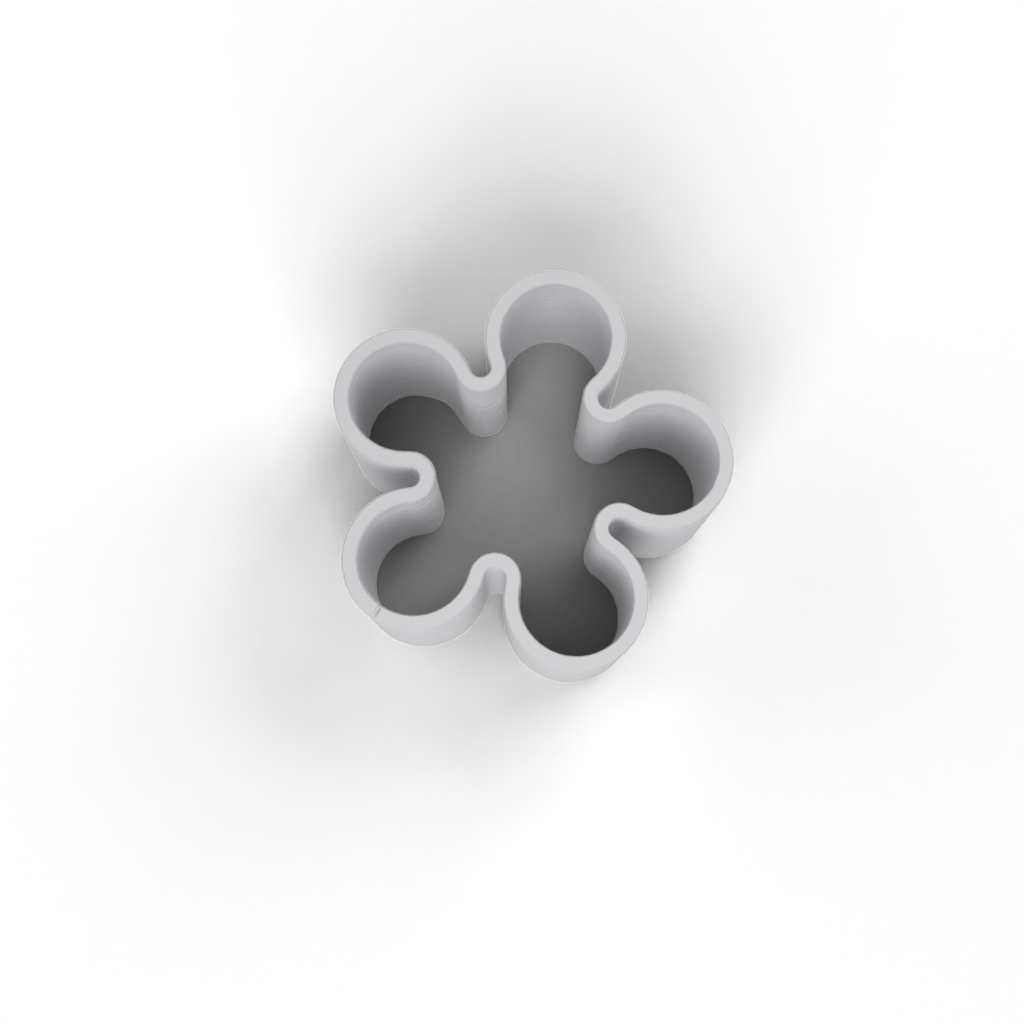 slinky spring 5 petals flower view 4